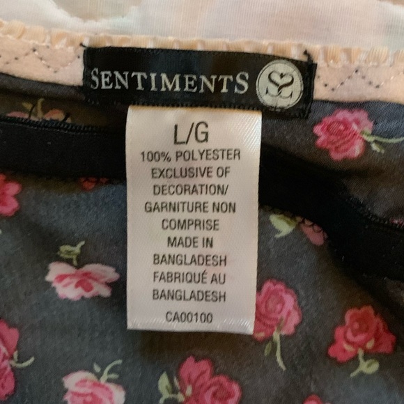 Rose Floral Babydoll Lingerie Dress - Picture 4 of 4